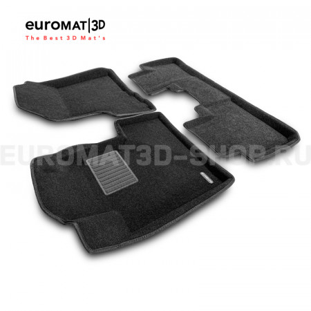Текстильные 3D коврики Euromat3D Business в салон для Honda CR-V (2006-2012) № EMC3D-002606