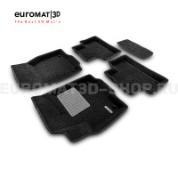 Текстильные 3D коврики Euromat3D Business в салон для Land Rover Range Rover Evoque (2011-2018) № EMC3D-003103