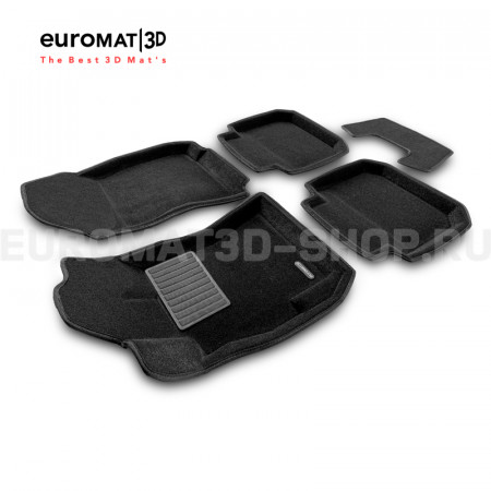 Текстильные 3D коврики Euromat3D Business в салон для Subaru Outback (2010-2019) № EMC3D-004704 Текстильные 3D коврики Euromat3D Business в салон для Subaru Outback (2010-2019) № EMC3D-004704