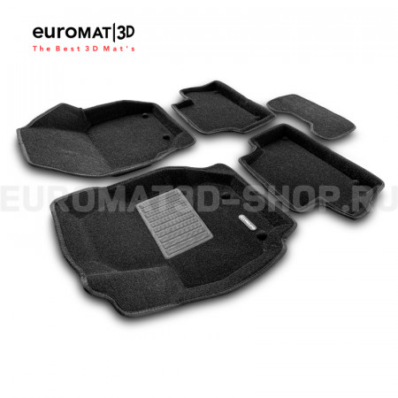 Текстильные 3D коврики Euromat3D Business в салон для Volvo S 60 (2010-2017) № EMC3D-005505 Текстильные 3D коврики Euromat3D Business в салон для Volvo S 60 (2010-2017) № EMC3D-005505