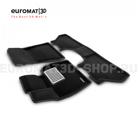 Текстильные 3D коврики Euromat3D Lux в салон для Bmw X5 (E70) (2008-2014) № EM3D-001212