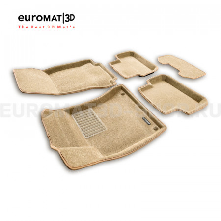 Текстильные 3D коврики Euromat3D Business в салон для Mercedes B-Class (W246) (2011-2018) № EMC3D-003516T Бежевые Текстильные 3D коврики Euromat3D Business в салон для Mercedes B-Class (W246) (2011-2018) № EMC3D-003516T Бежевые