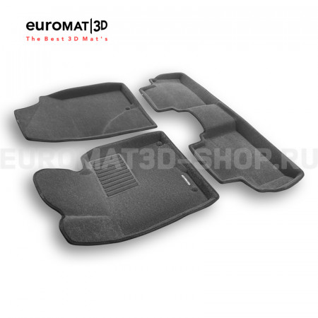 Текстильные 3D коврики Euromat3D Business в салон для Hyundai i30 (2012-2018) № EMC3D-002706G Серые Текстильные 3D коврики Euromat3D Business в салон для Hyundai i30 (2012-2018) № EMC3D-002706G Серые