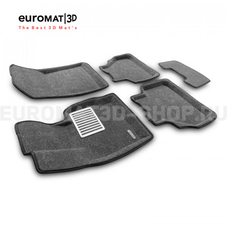 Текстильные 3D коврики Euromat3D Lux в салон для Bmw X4 (F26) (2015-2017) № EM3D-001210G Серые Текстильные 3D коврики Euromat3D Lux в салон для Bmw X4 (F26) (2015-2017) № EM3D-001210G Серые