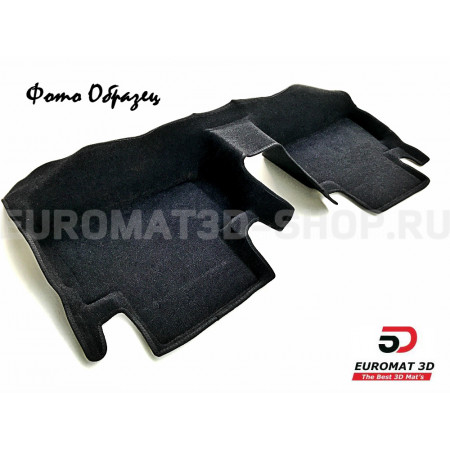 Текстильные 5D коврики с высоким бортом Euromat3D в салон для Ford Focus 2 (2005-2011) № EM5D-002214