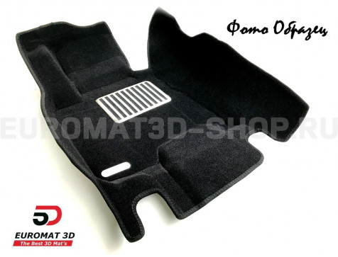 Текстильные 5D коврики с высоким бортом Euromat3D в салон для Toyota Corolla (2007-2012) № EM5D-005107