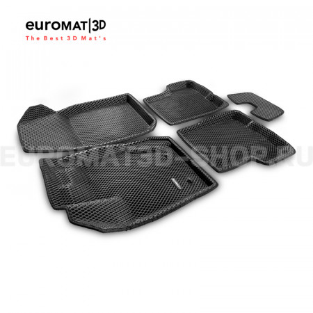 3D коврики Euromat3D EVA в салон для Lada Largus № EM3DEVA-004200 3D коврики Euromat3D EVA в салон для Lada Largus № EM3DEVA-004200
