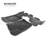 3D коврики Euromat3D EVA в салон для Kia Mohave (2009-2020) № EM3DEVA-002924