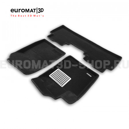 Текстильные 3D коврики Euromat3D Lux в салон для Haval Jolion (2021-) № EM3D-001410