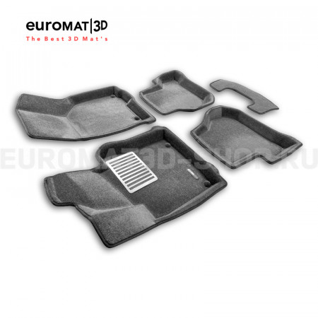 Текстильные 3D коврики Euromat3D Lux в салон для Volkswagen Golf 6 (2009-2012) № EM3D-004502G Серые Текстильные 3D коврики Euromat3D Lux в салон для Volkswagen Golf 6 (2009-2012) № EM3D-004502G Серые