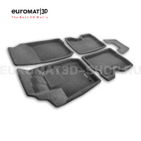 Текстильные 3D коврики Euromat3D Business в салон для Renault Kaptur (2016-) № EMC3D-004206G Серые Текстильные 3D коврики Euromat3D Business в салон для Renault Kaptur (2016-) № EMC3D-004206G Серые
