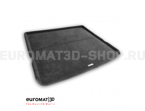Текстильный 3D Коврик Euromat в багажник Для Gac GS8 (2023-) № EMT3D-001433