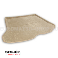 Текстильный 3D Коврик Euromat в багажник Для Volvo XC 60 (2008-2017) № EMT3D-005505T Бежевый