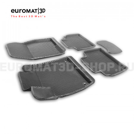3D коврики Euromat3D EVA в салон для Honda Accord (2020-) № EM3DEVA-002607