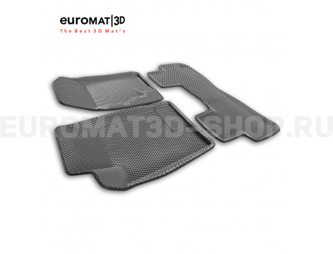 3D коврики Euromat3D EVA в салон для Haval F7 (2019-2024) № EM3DEVA-001404G Серые 3D коврики Euromat3D EVA в салон для Haval F7 (2019-2024) № EM3DEVA-001404G Серые