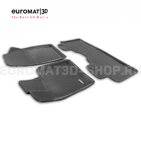 3D коврики Euromat3D EVA в салон для BYD SONG PLUS (2020-) № EM3DEVA-001250