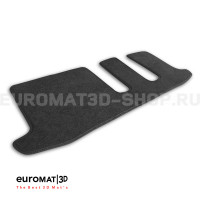 Текстильный 3D коврик на 3-й ряд для Nissan Pathfinder (R52) (2014-) № EM3D-003723.3