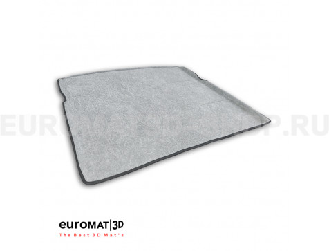 Текстильный 3D Коврик Euromat в багажник Для Gac GS8 (2023-) № EMT3D-001433S Светло-серый